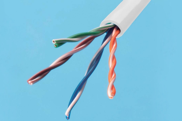 SKLAN0.5MMx4 PW LAN用メタルケーブル 300M巻 白色の通販なら電設資材 