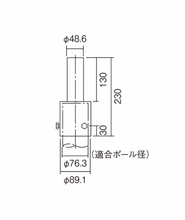 パナソニック株式会社 Dd0502 ポール用アダプタ 76 48 電線 ケーブル 電設資材などお買得価格の通信販売サイト 通販の電材ネット パナソニック株式会社 Dd0502 ポール用アダプタ 76 48 電線 ケーブル 電設資材などお買得価格の通信販売サイト 通販の電材ネット