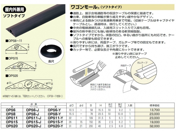 未来工業 ワゴンモール(ソフトタイプ) OPS20-Y - 1