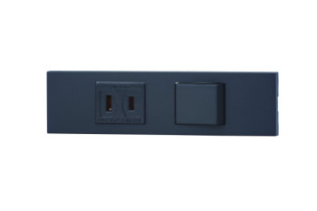 NKシリーズ家具・機器用コンセント+3路スイッチセット (SB色)