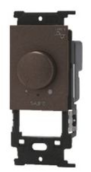 Jワイドスリム 埋込ライトコントロールスイッチ 消灯機能なし(正位相制御)(ダークブラウンメタリック)