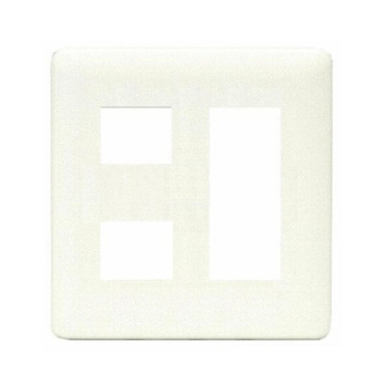 2ピースコンセントプレート 2連用