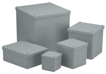 ###未来工業 グレー 防水プールボックス (平蓋) 正方形(ノック無) 600×600×400 板加工品 受注生産 未来工業 防水プールボックス 平蓋 正方形 ノックなし 700×700×700 グレー