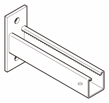 壁面用チャンネルブラケット