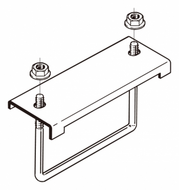 形鋼用交差支持金具