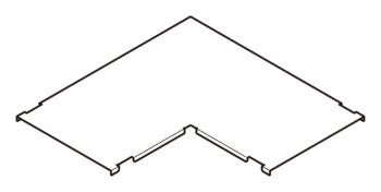 金属ダクト用エルボ蓋