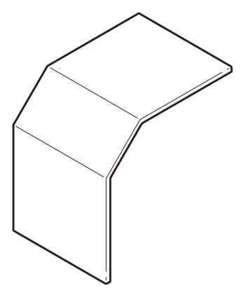 金属ダクト用エルボ蓋