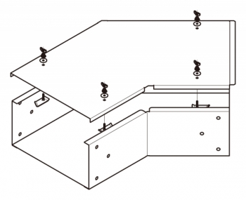 水平ベンドダクト標準色塗装