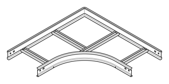 外直角曲分岐ラック