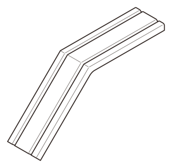 エルボカバー(45°)