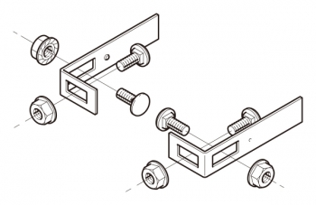 エンドキャップ用支持金具