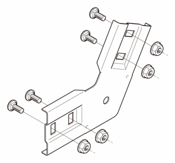 上下ベンド継ぎ金具