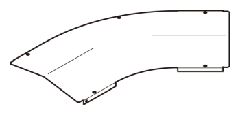 水平ベンド屋根形カバー