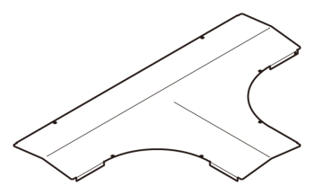 T形分岐屋根形カバー