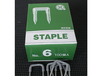 絶縁ステップルNO6 100コ入