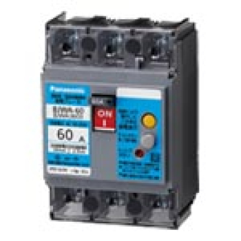 漏電ブレーカ BJWA-60型 3P3E OC付 50A 30mA モータ保護兼用