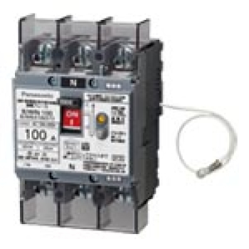 漏電ブレーカ BJWN-75型 3P3E 40A 30mA 自家用発電連系主幹用 単3中性線欠相保護付