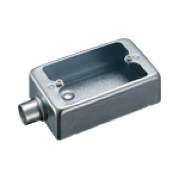 露出スイッチボックス 薄鋼用 鋼板製 1コ用1方出 呼びC31