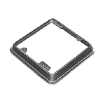 塗装中型四角スイッチカバー 2コ用 13ミリカバー