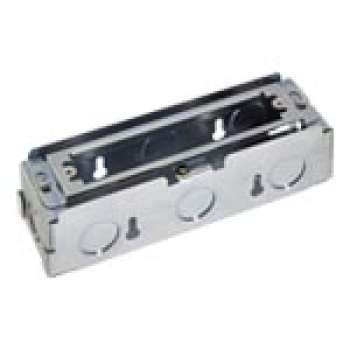 Sプレート用スイッチボックス 3個用 鋼板製