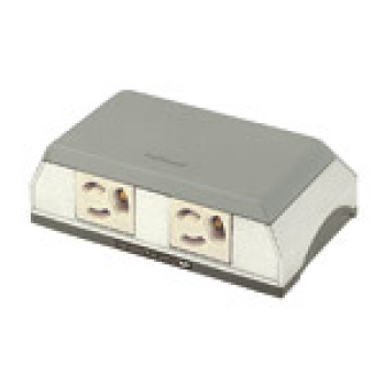 リファインアウトレット 抜け止めアース付2コロ 接地 2P15A 125V