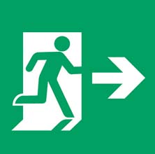 避難口 表示板