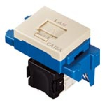 ぐっとすシリーズ情報モジュラジャック CAT6A 埋込型 ベージュ