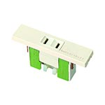 家具用コンセント 白