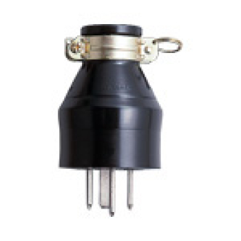 ゴムキャップ 接地3P20A 250V ブラック