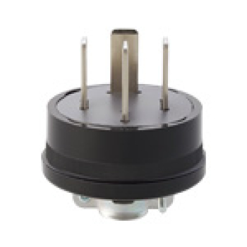 キャップ 接地3P30A 250V コードグリップ付 ブラック
