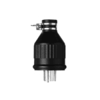 防水ゴムキャップ 接地3P20A 250V ブラック