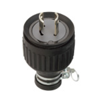 引掛防水ゴムキャップ 2P20A 250V ブラック