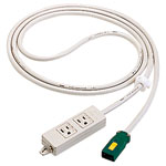 ハーネス用OAタップ 接地2P15A 125V 2コ口 5m グレー キャブタイヤケーブル付