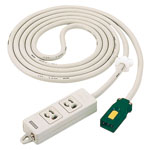 �ϡ��ͥ���OA���å� ����2P15A 125V ȴ�� �Ÿ�ɽ�������� 2���� 5m ���졼