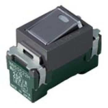 フルカラー 埋込ほたるスイッチC 3路 ネーム付 グレー 200V用