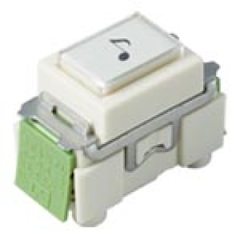 フルカラー 埋込ネーム押釦D 両切 ミルキーホワイト