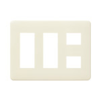 フルカラーモダンプレート 8コ用 ミルキーホワイト
