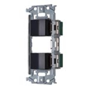 SO-STYLE 埋込スイッチセット(スイッチE×2) マットブラック
