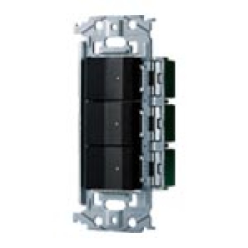SO-STYLE 埋込スイッチセット(ほたるスイッチE×3) マットブラック