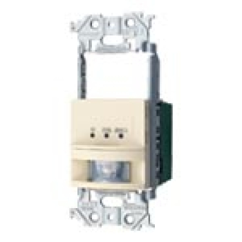 アドバンス 壁取付 熱線センサ付自動スイッチ 2線式・3路配線対応形 LED専用 マットベージュ
