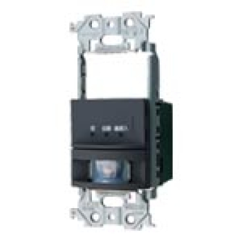 アドバンス 壁取付 熱線センサ付自動スイッチ 2線式・3路配線対応形 LED専用 マットグレー