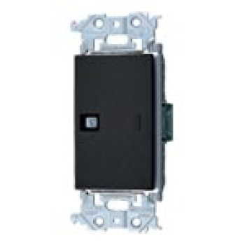 アドバンス 埋込「入」「切」表示スイッチセット シングル用 マットブラック