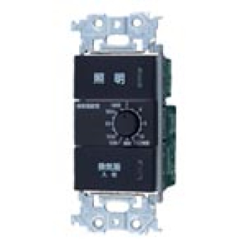 アドバンス 埋込電子浴室換気スイッチ(マットブラック)