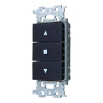 アドバンス 埋込電動シャッタ用押釦スイッチセット(マットブラック)