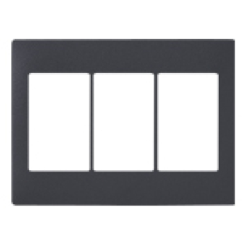 アドバンス スイッチプレート 3連用(マットグレー)