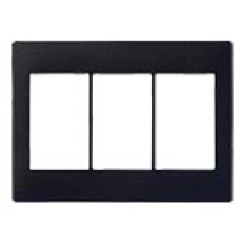 アドバンス 簡易耐火スイッチプレート 3連用(マットブラック)