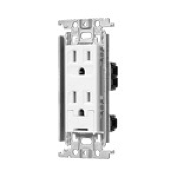 ワイド21接地ダブルコンセント 埋込アースターミナル付ベージュ