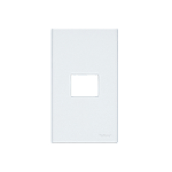 ワイド21 コンセントプレート 1コ用 ホワイト