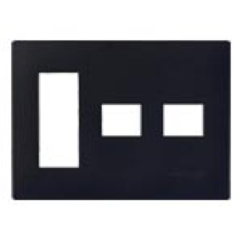 アドバンスシリーズコンセントプレート5コ用(3コ+1コ+1コ用)(マットブラック)