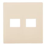 アドバンス 簡易耐火コンセントプレート2コ用(マットベージュ)